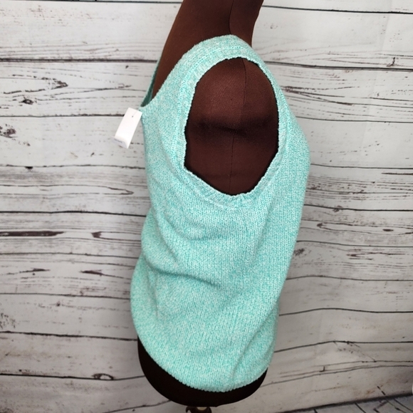 Loft Green Sweater Vest Tank - Picture 3 of 6